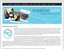 Tablet Screenshot of creativetallis.com